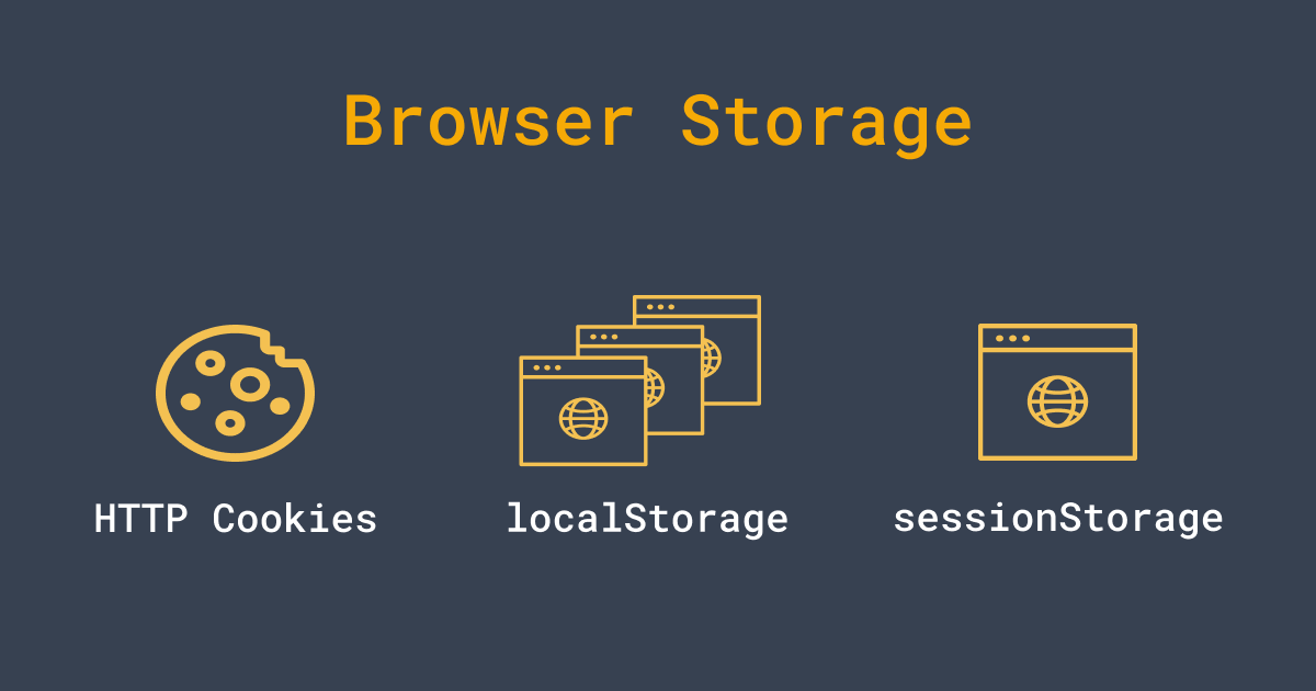 HTTP Cookies、localStorage 及 sessionStorage 使用